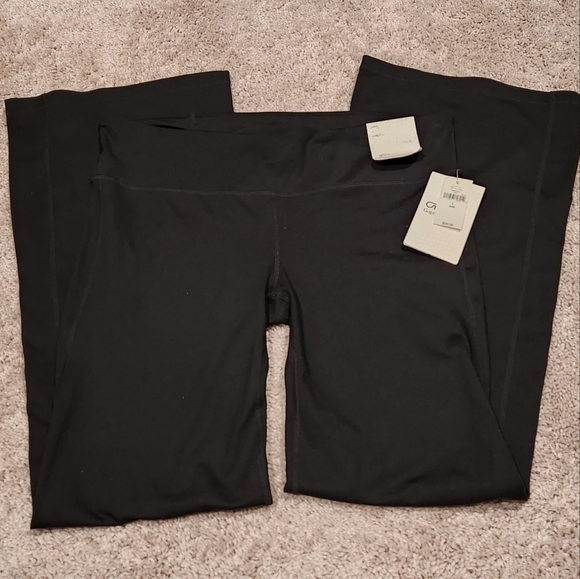 Gap GapFit Gflex Bootcut Leg Large Ankle Regular Rise Black Leggings Pants NWT - Picture 4 of 10